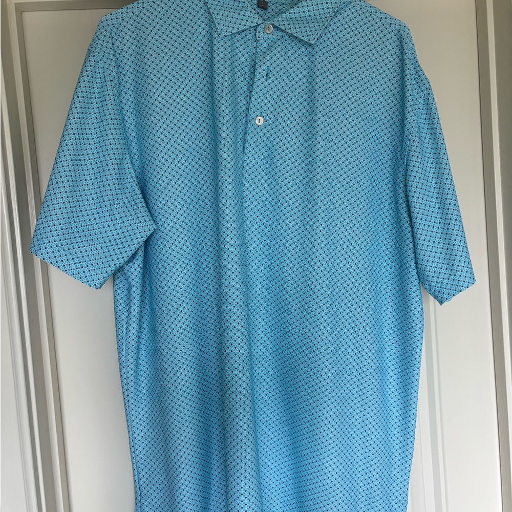 Peter Millar Light Blue Polo Shirt